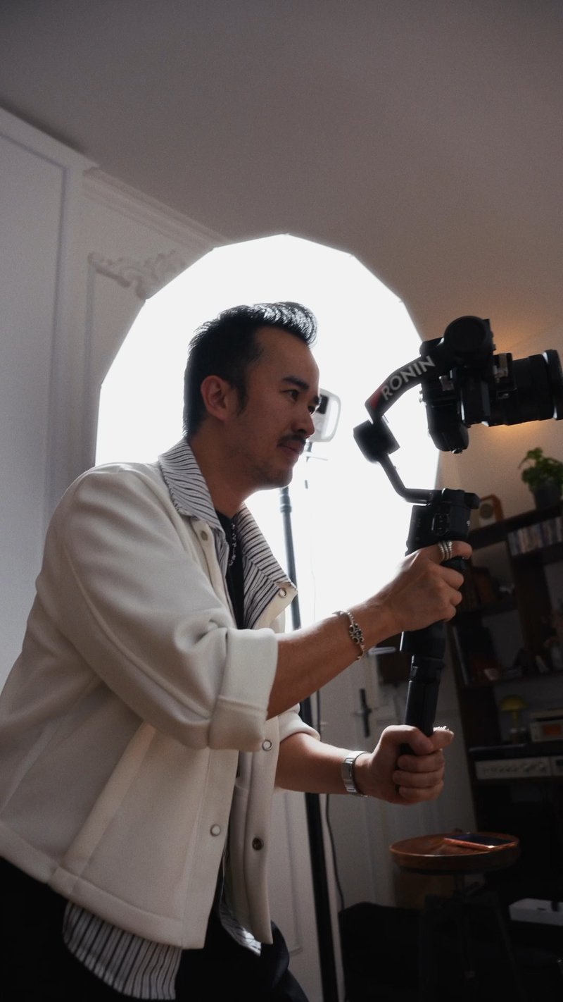 Plateau de tournage d’un projet de l’agence