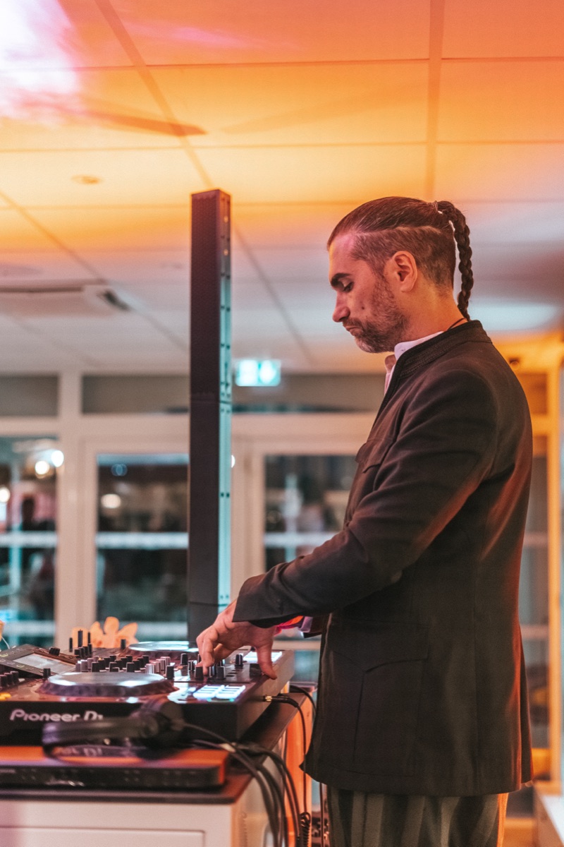 DJ lors de l’inauguration du Novotel Montpellier
