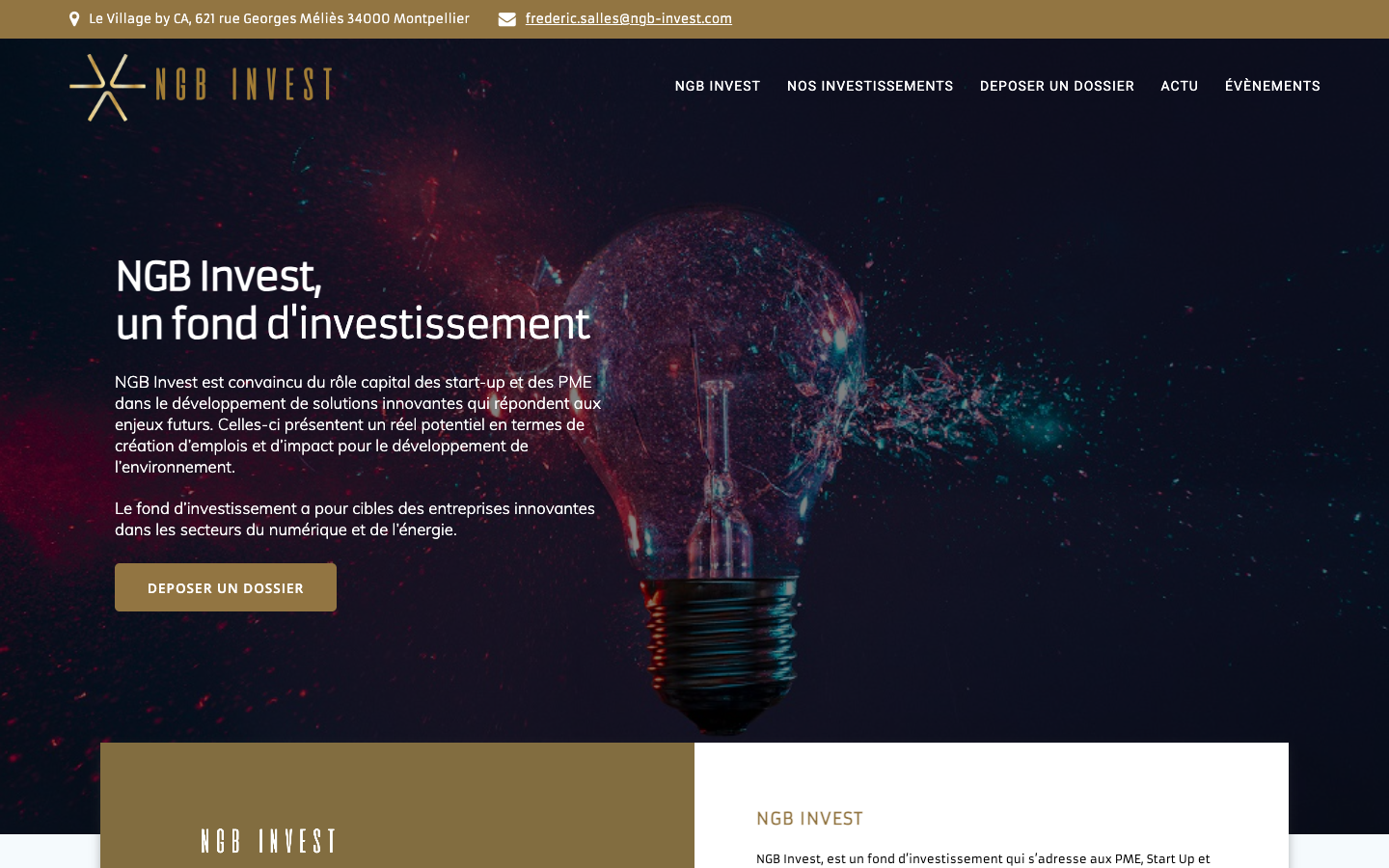 Site NGB Invest crédité à L’INÉDIT