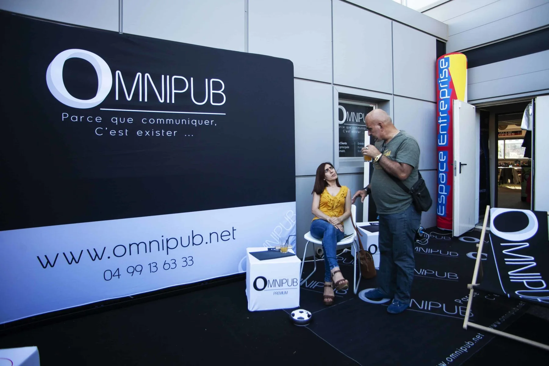 Événement Omnipub documenté par L’INÉDIT
