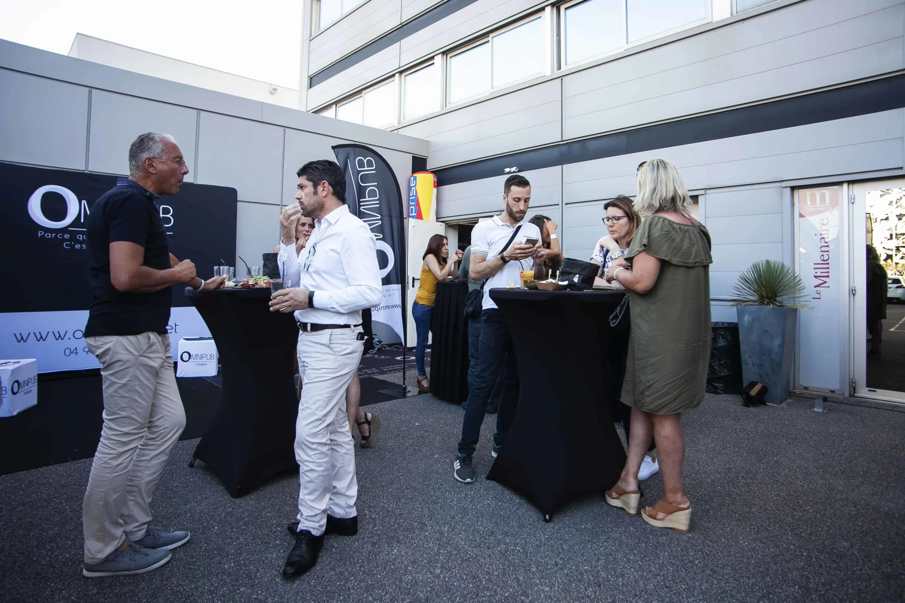 Autre moment de l’afterwork Omnipub