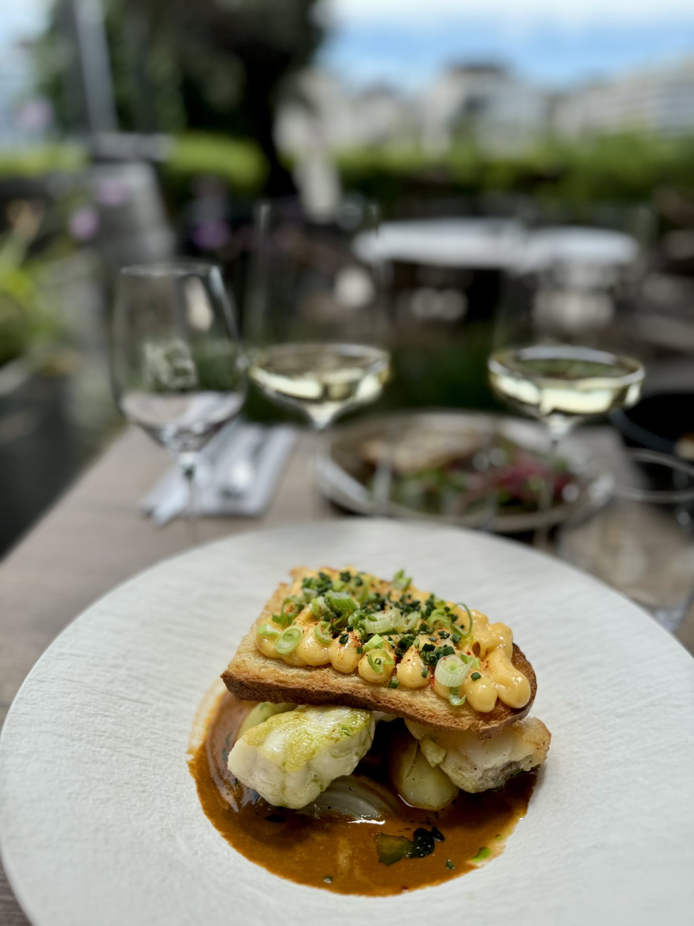 Assiette photographiée pour BG Restaurant